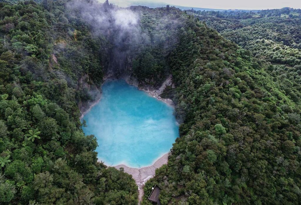 reserva termal de Waimangu Nueva Zelanda