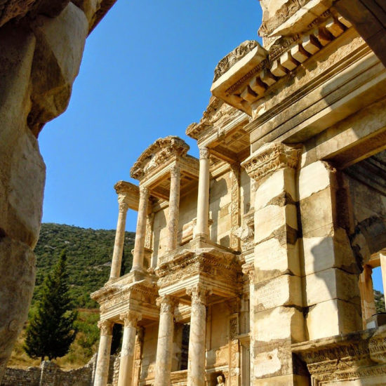 Vista lateral del Efeso Turquia
