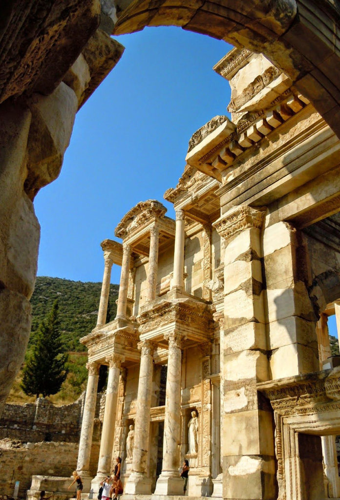 Vista lateral del Efeso Turquia