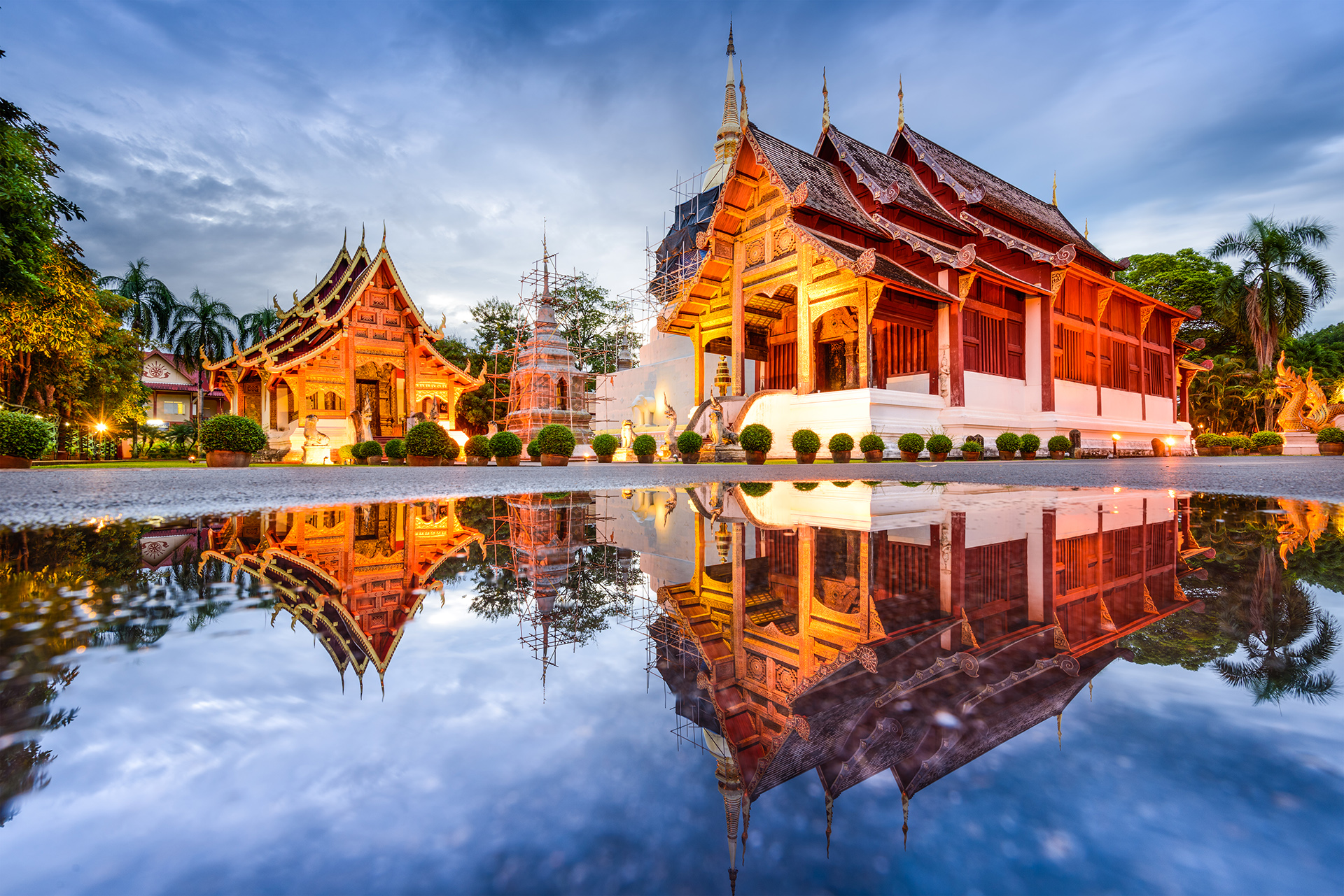 Templo Wat Phra Singh en Chiang Mai
