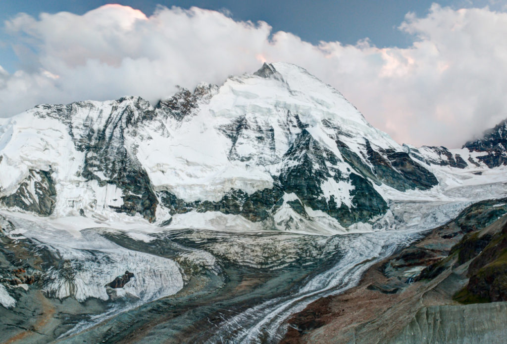 El glaciar de Suiza