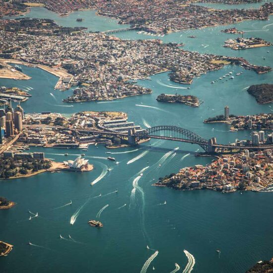 Vista Aerea de Sydney Australia