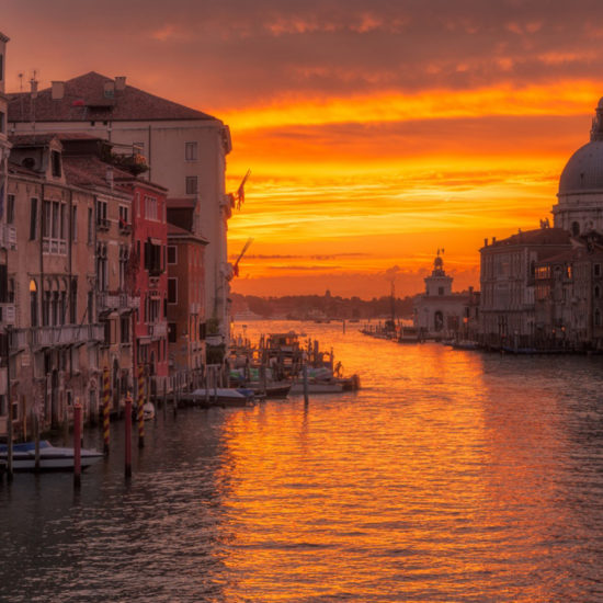 Venecia Atardecer Italia