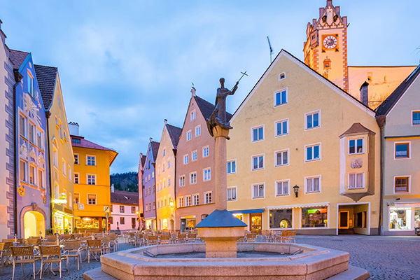 El centro de la ciudad de Füssen ASIVIAJO