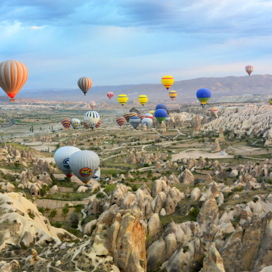 Globos de aire en Capadocia Turquia