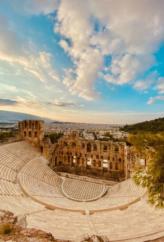 Acropolis en Athenas Grecia