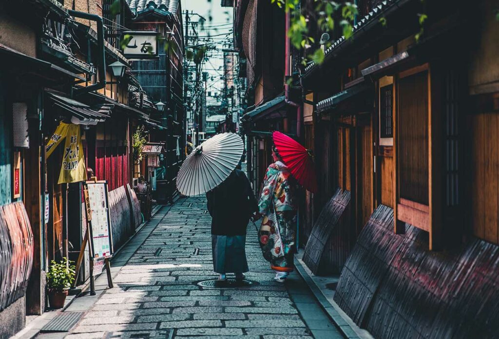 Calles de Kyoto Japon
