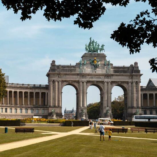 Arco del cincuentenario Bruselas Belgica