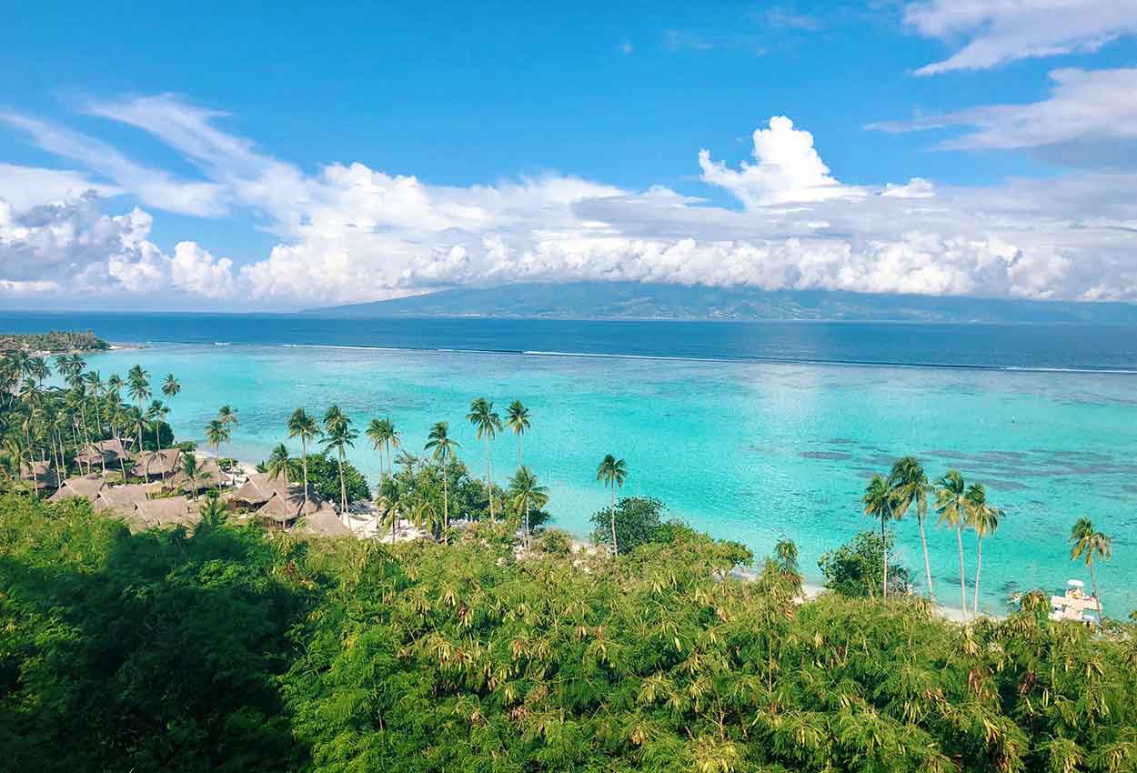 Vista Moorea Polinesia Francesa