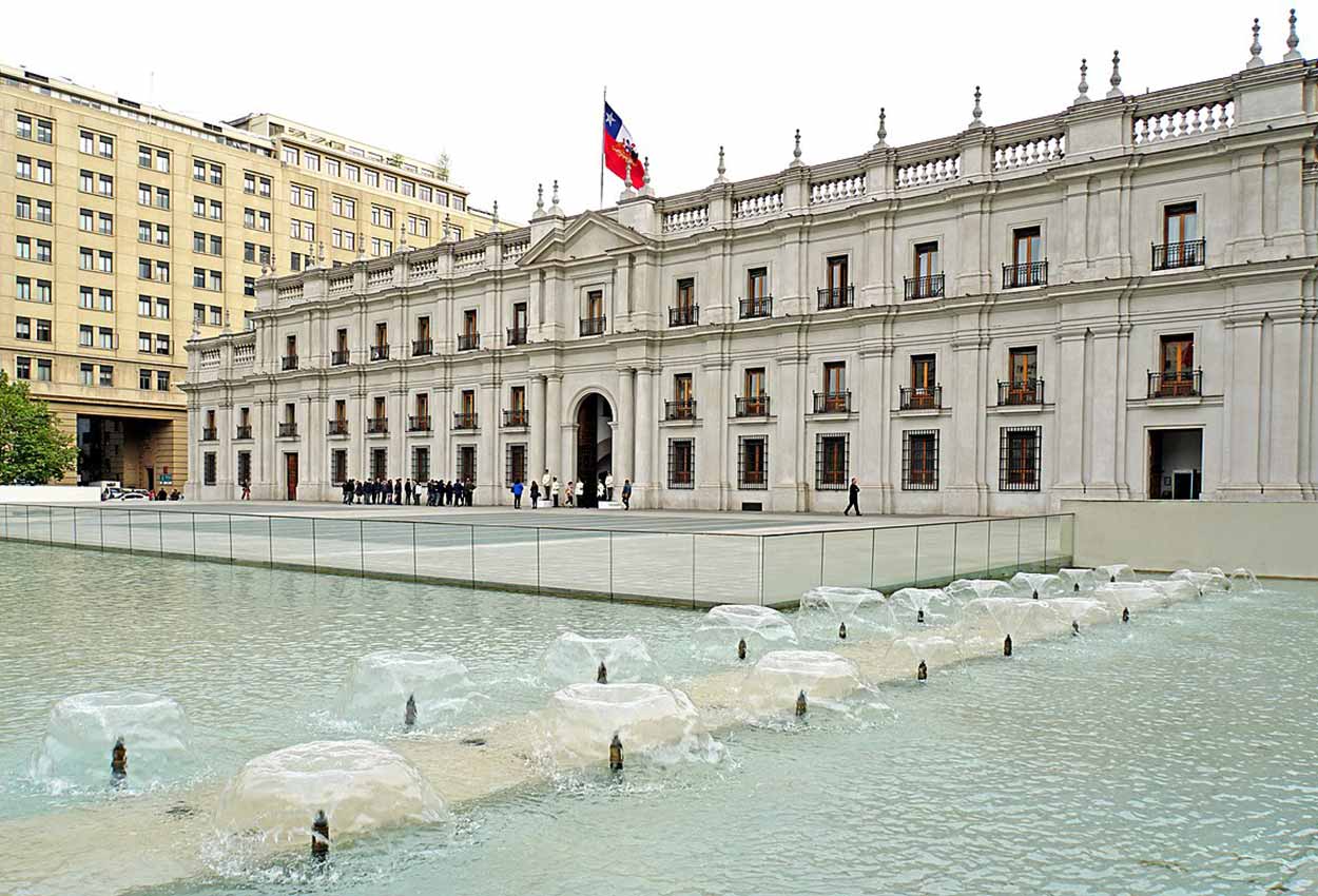 El Palacio de La Moneda Chile