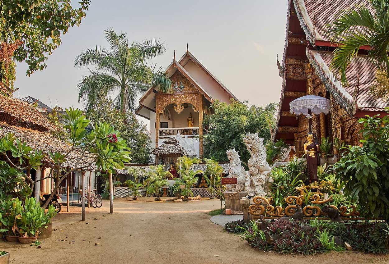Templo Chiang Mai en Tailandia