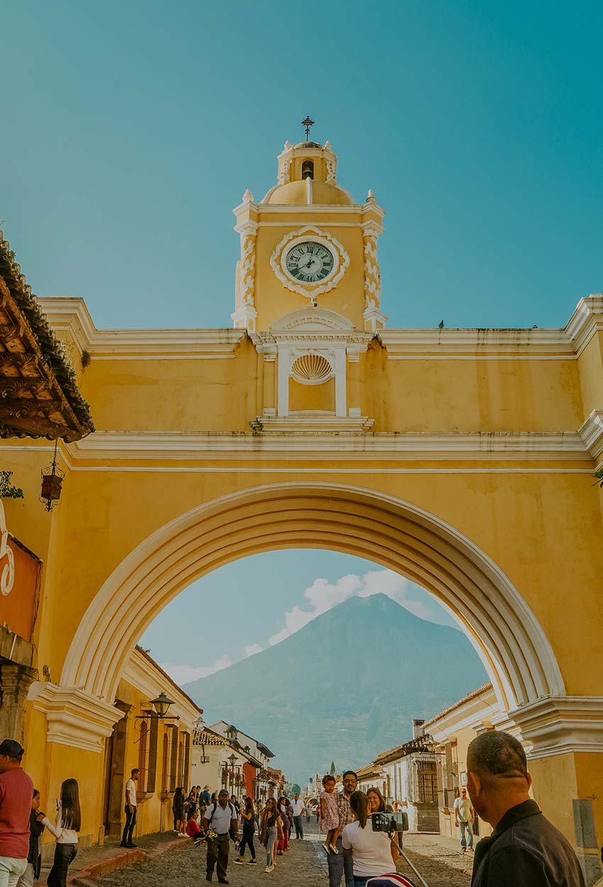Arco de las calles antigua Guatemala
